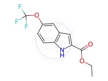 Chemical structure of Ethyl 5-(trifluoromethoxy)indole-2-carboxylate