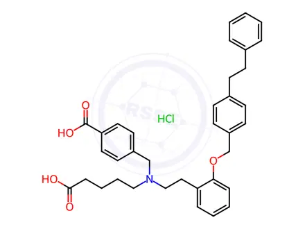 Chemical structure of Cinaciguat Hydrochloride