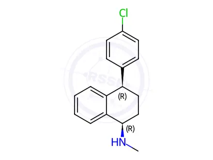 Chemical structure of Sertraline-Impurity C (Freebase)