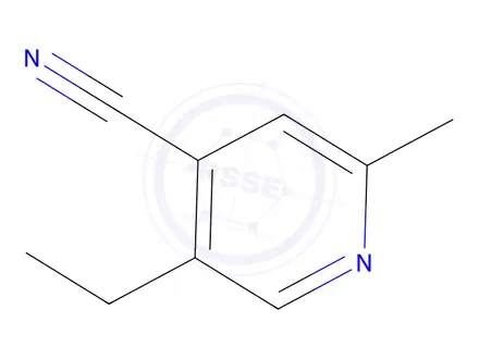 Chemical structure of 5-Ethyl-2-methylisonicotinonitrile