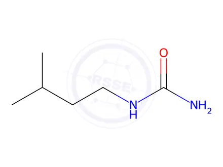 Chemical structure of (3-Methyl-butyl)-urea