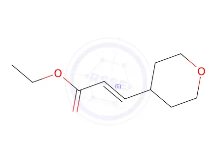 Chemical structure of ethyl (E)-3-(oxan-4-yl)prop-2-enoate