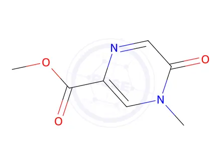 Chemical structure of 4-Methyl-5-oxo-4,5-dihydro-pyrazine-2-carboxylic acid Methyl ester