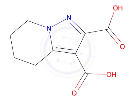 Chemical structure of 4H,5H,6H,7H-Pyrazolo[1,5-a]pyridine-2,3-dicarboxylic acid