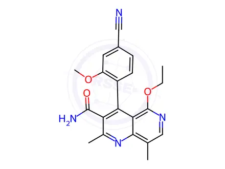 Chemical structure of Finerenone Impurity 369