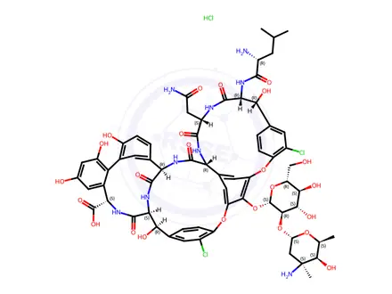 Chemical structure of Norvancomycin hydrochloride