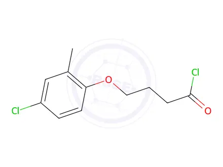 Chemical structure of 4-(4-Chloro-2-methylphenoxy)butyryl chloride