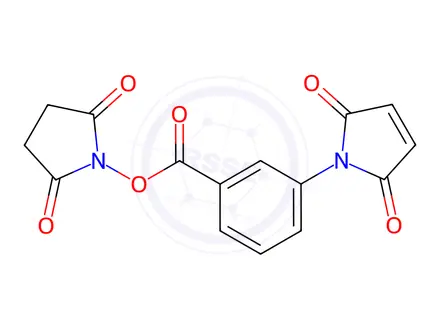 Chemical structure of m-Maleimidobenzoyl-N-hydroxysuccinimide