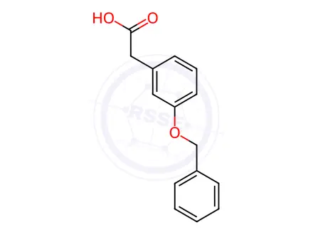 Chemical structure of 3-Benzyloxyphenylacetic acid