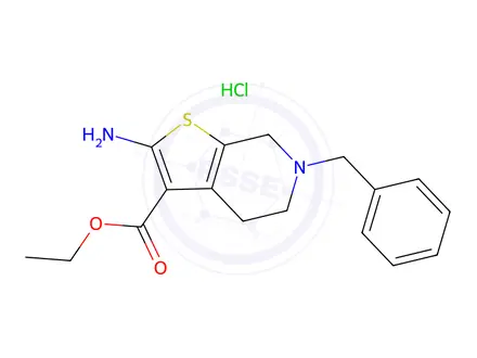 Chemical structure of Tinoridine HCl