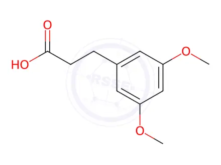 Chemical structure of 3,5-DIMETHOXYPHENYLPROPIONIC ACID
