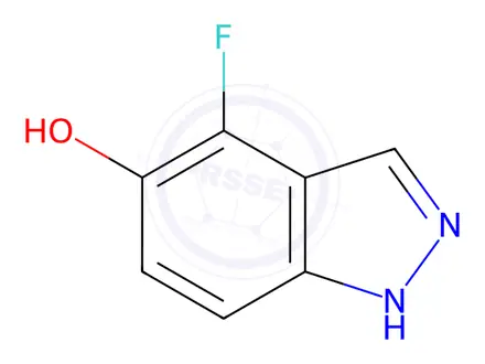 Chemical structure of 4-Fluoro-1H-indazol-5-ol