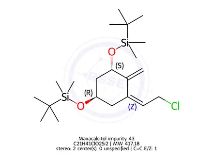 Chemical structure of Maxacalcitol Impurity 43