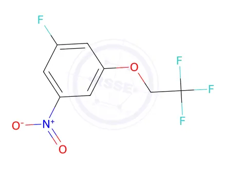 Chemical structure of 3-FLuoro-5-(2,2,2-trifluoroethoxy)nitrobenzene
