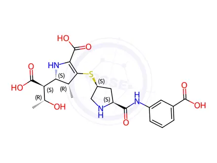 Chemical structure of Ertapenem Impurity 85