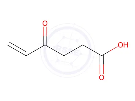 Chemical structure of 4-Oxohex-5-enoic Acid