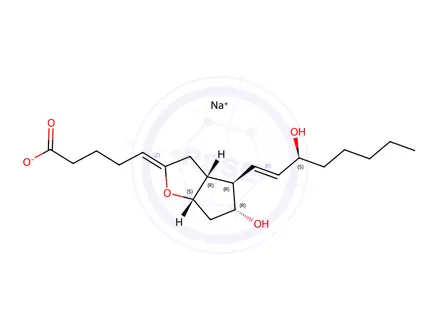 Chemical structure of Prostacyclin SodiuM Salt
