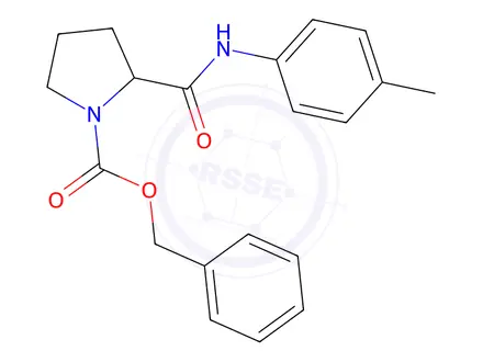 Chemical structure of Benzyl 2-(p-tolylcarbamoyl)pyrrolidine-1-carboxylate