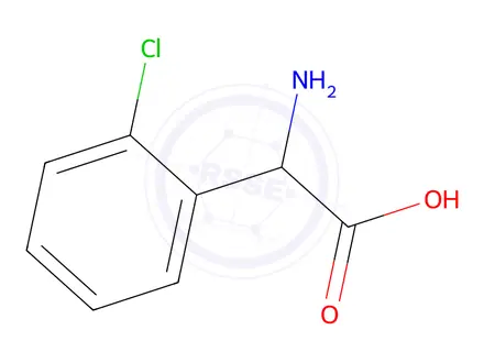 Chemical structure of 2-(2-Chlorophenyl)glycine