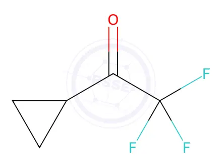 Chemical structure of Trifluoromethyl Cyclopropyl Ketone (90%)