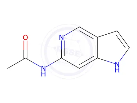Chemical structure of N-(1H-pyrrolo[3,2-c]pyridin-6-yl)acetamide