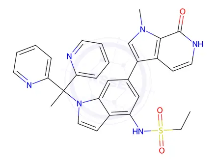 Chemical structure of XP 524