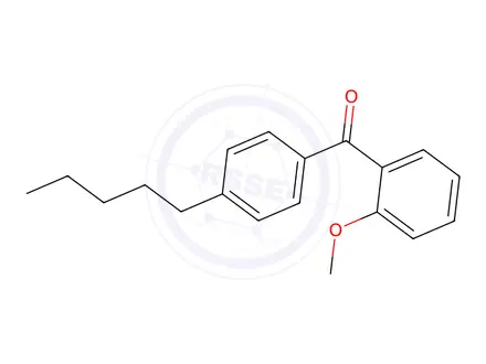 Chemical structure of (2-Methoxyphenyl)(4-pentylphenyl)methanone
