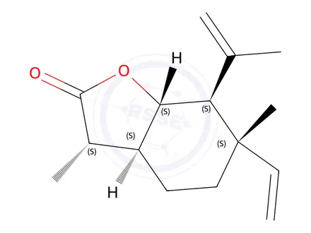 Chemical structure of SAUSSUREALACTONE