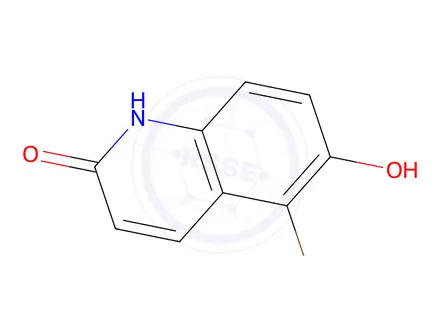 Chemical structure of 5-Bromo-6-hydroxyquinolin-2(1H)-one