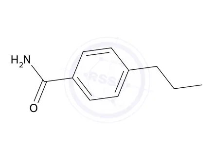 Chemical structure of 4-Propylbenzamide