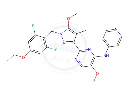 Chemical structure of BAY 524