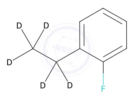 Chemical structure of 2-Ethylfluorobenzene-d5
