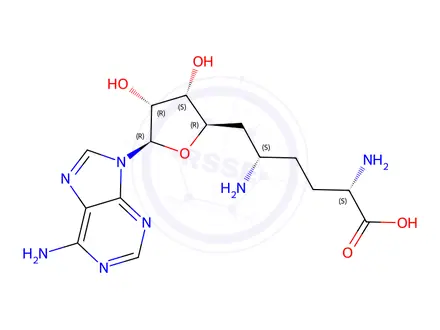 Chemical structure of Sinefungin