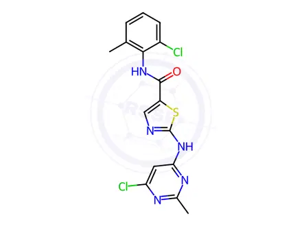 Chemical structure of Dasatinib Dichloro Impurity