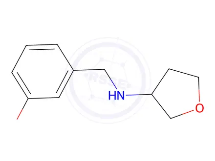 Chemical structure of n-[(3-methoxyphenyl)methyl]oxolan-3-amine