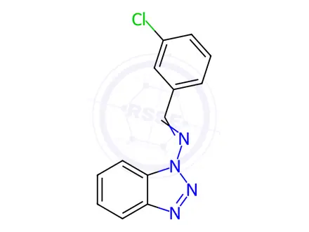 Chemical structure of 1-[(m-Chlorobenzylidene)amino]-1H-benzotriazole