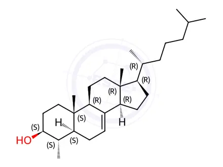 Chemical structure of Cholesterol Impurity 21