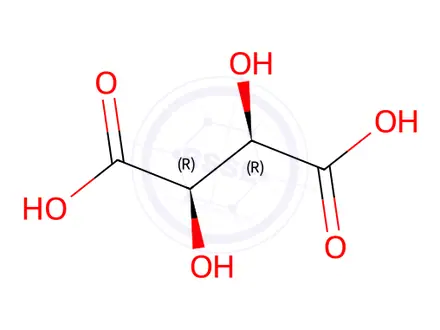 Chemical structure of L-Noradrenaline Bitartrate Monohydrate