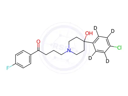 Chemical structure of Haloperidol-[D4]
