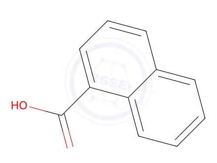 Chemical structure of 1-Naphthoic Acid