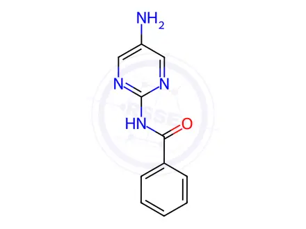 Chemical structure of N-(5-Aminopyrimidin-2-yl)benzamide