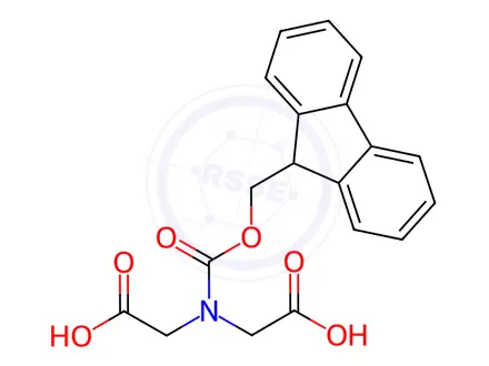 Chemical structure of Fmoc-iminodiacetic acid