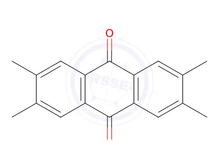 Chemical structure of 2,3,6,7-Tetramethylanthracene-9,10-dione