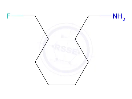 Chemical structure of (2-(Fluoromethyl)cyclohexyl)methanamine