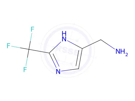 Chemical structure of [2-(trifluoromethyl)-1H-imidazol-5-yl]methanamine