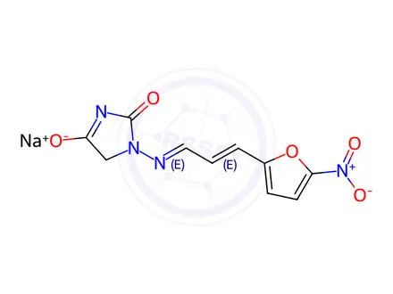 Chemical structure of Furazidin Sodium