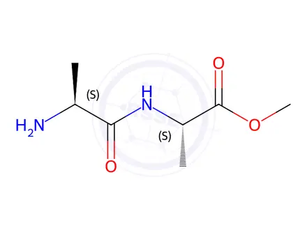 Chemical structure of Methyl L-Alanyl-L-Alaninate