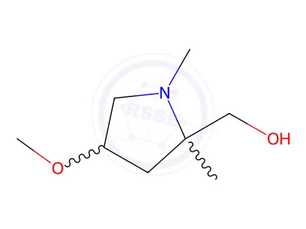 Chemical structure of (4-methoxy-1,2-dimethylpyrrolidin-2-yl)methanol