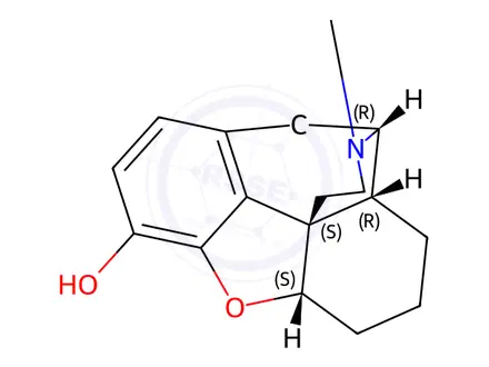 Chemical structure of Desomorphine