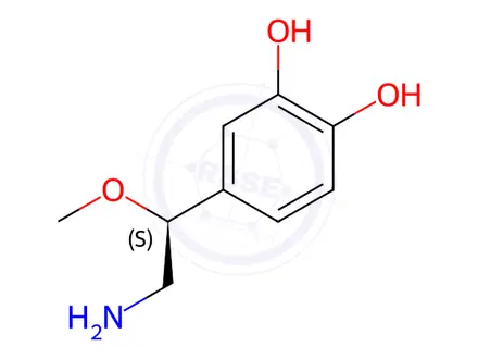 Chemical structure of S-Norepinephrine